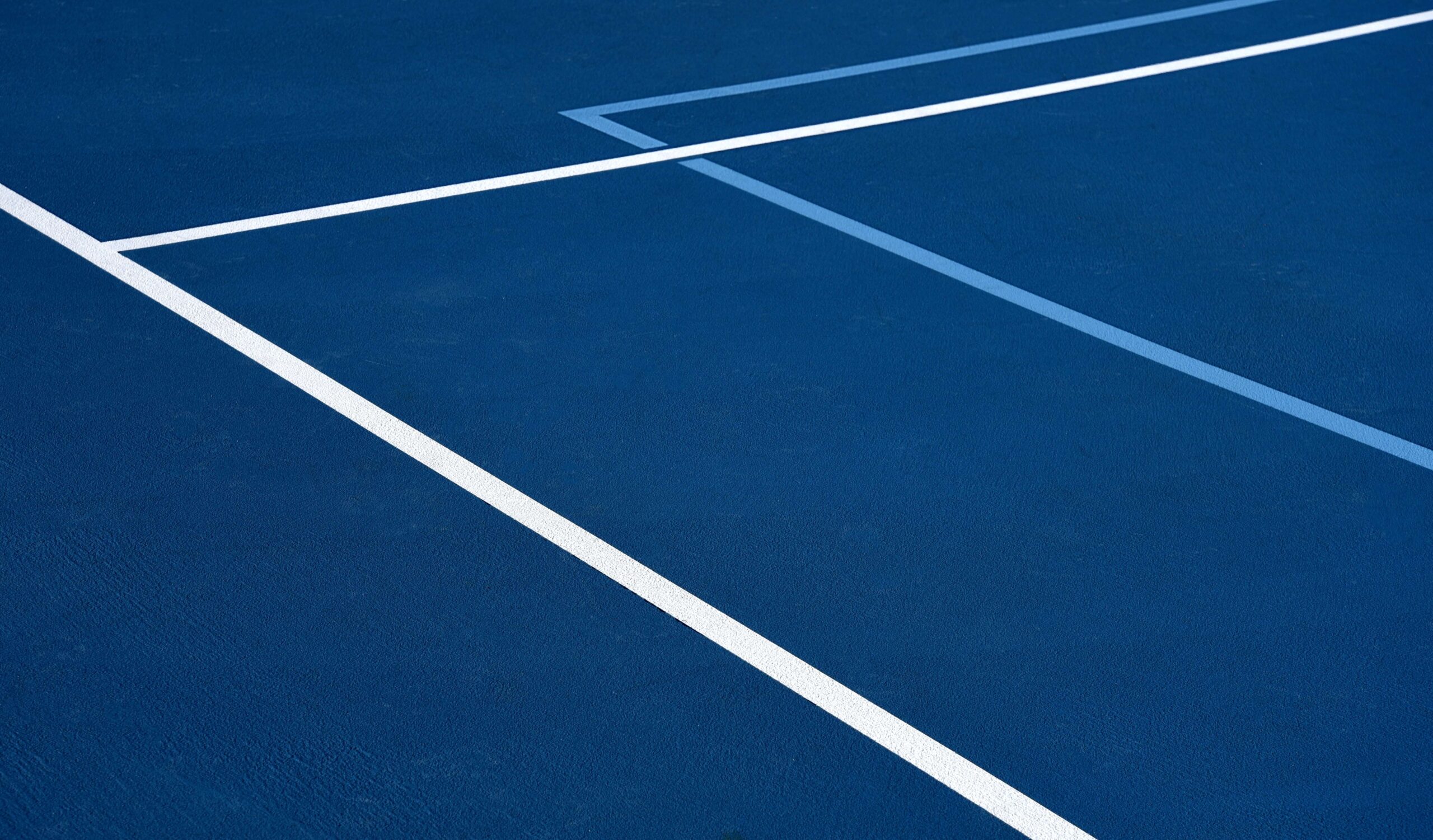 pickleball in a tennis court